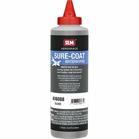 SEM PAINTS Aerospace Sure-Coat, Silver A16088